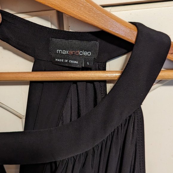 EUC Max and Cleo Black Dress Large - Picture 4 of 5